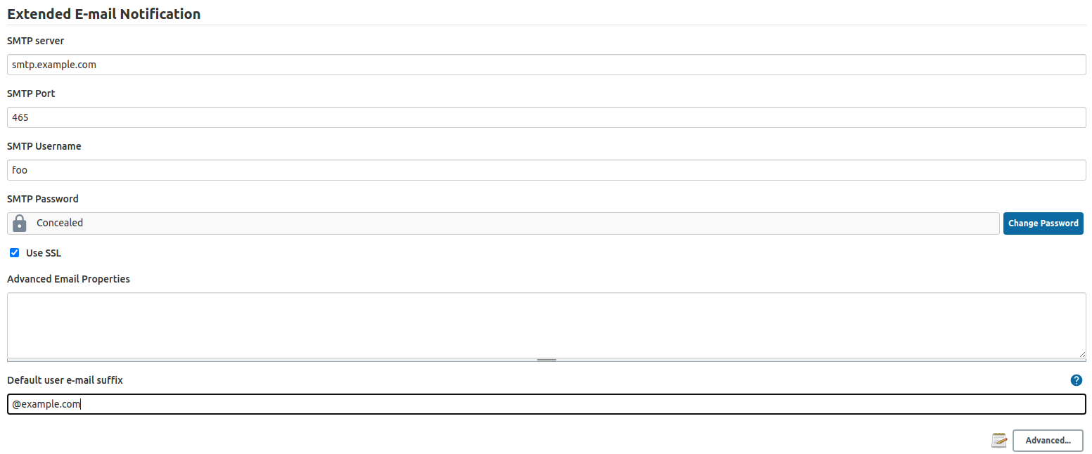 extended email notification part I