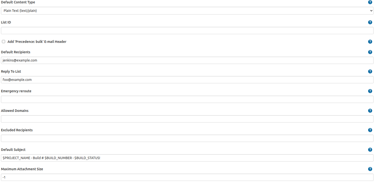 extended email notification part II